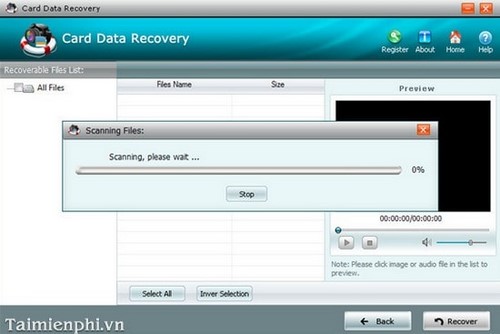 Card Data Recovery - Khôi phục, lấy lại dữ liệu bị mất hiệu quả