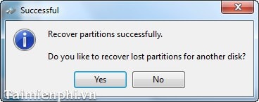 Khôi phục dữ liệu bằng MiniTool Partition Recovery