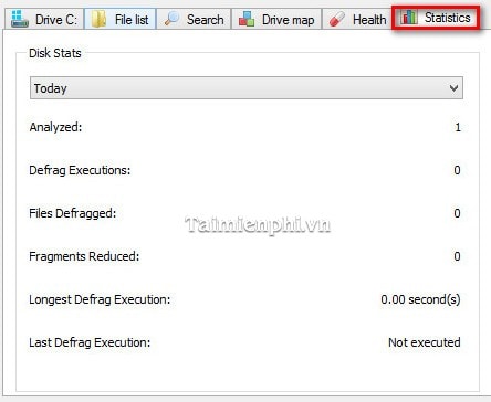 Phân tích đĩa cứng trên Windows 8 bằng Defraggler