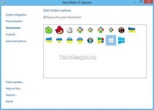 Tạo nút Start trên Windows 8 bằng Start Menu X PRO