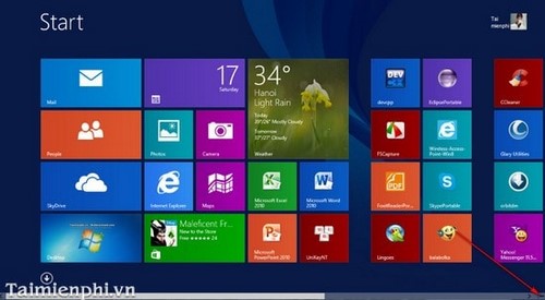 Thu nhỏ Start Screen trên Windows 8