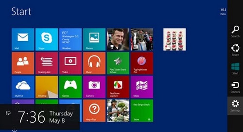 Tùy biến Start Screen trên Windows 8.1 không đụng hàng