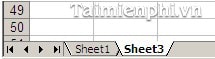 Cách ẩn Sheet, bảng tính trong file Excel