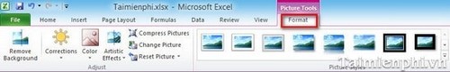 Cách chèn ảnh vào excel, thêm hình ảnh vào bảng tính Excel 2003, 2007, 2010, 2013