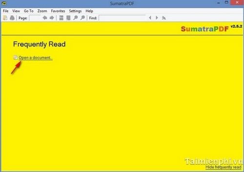 Hướng dẫn đọc, xem file PDF bằng Sumatra PDF