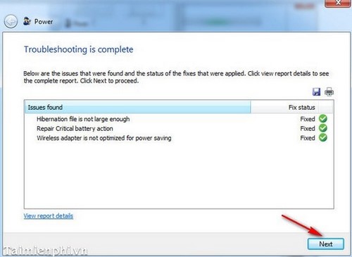 Microsoft Fix It - Phát hiện và khắc phục sự cố tốn pin trên Laptop