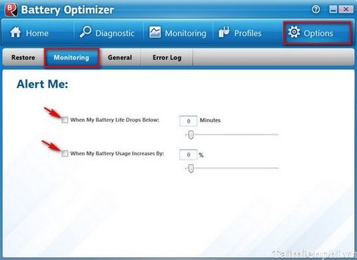 Battery Optimizer - Tăng thời gian dùng Pin Laptop