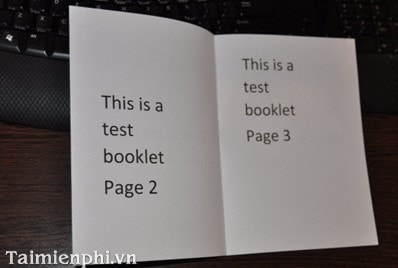 Tạo một cuốn sách (Booklet) trên Word 2013