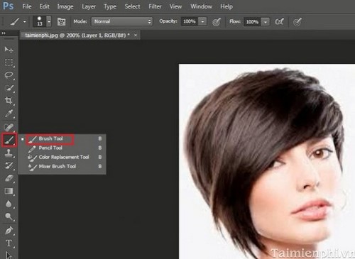 Đổi màu tóc bằng photoshop, nhuộm tóc bằng phần mềm Photoshop