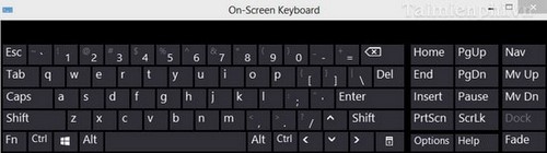 Cách sử dụng bàn phím ảo On-Screen Keyboard trên máy tính