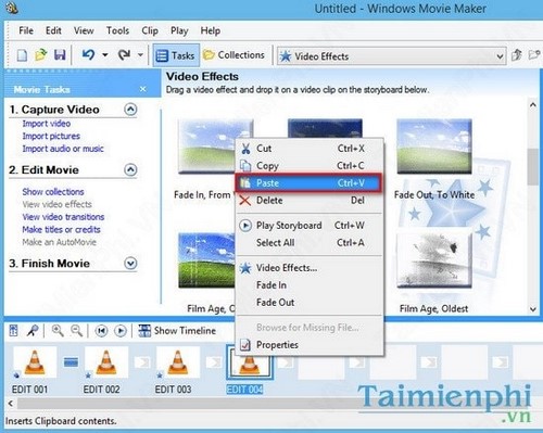 Biên tập, chỉnh sửa Video với Windows Movie Maker