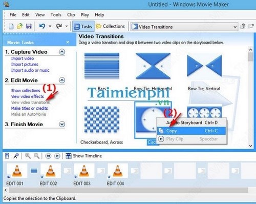 Biên tập, chỉnh sửa Video với Windows Movie Maker