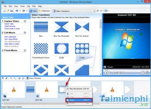 Biên tập, chỉnh sửa Video với Windows Movie Maker