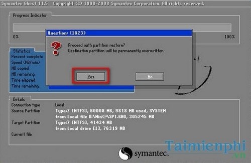 Cách ghost Windows XP bằng đĩa Hiren Boot's CD