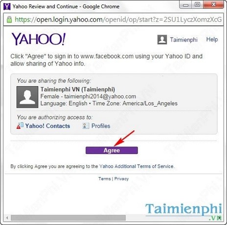Đăng ký Facebook, tạo tài khoản Facebook bằng Yahoo! Mail