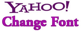 Thay đổi Font chữ mặc định trong Yahoo