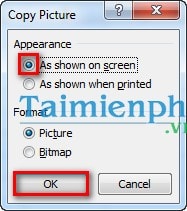 Trích xuất nội dung thành dạng ảnh trong Excel 2007, 2010