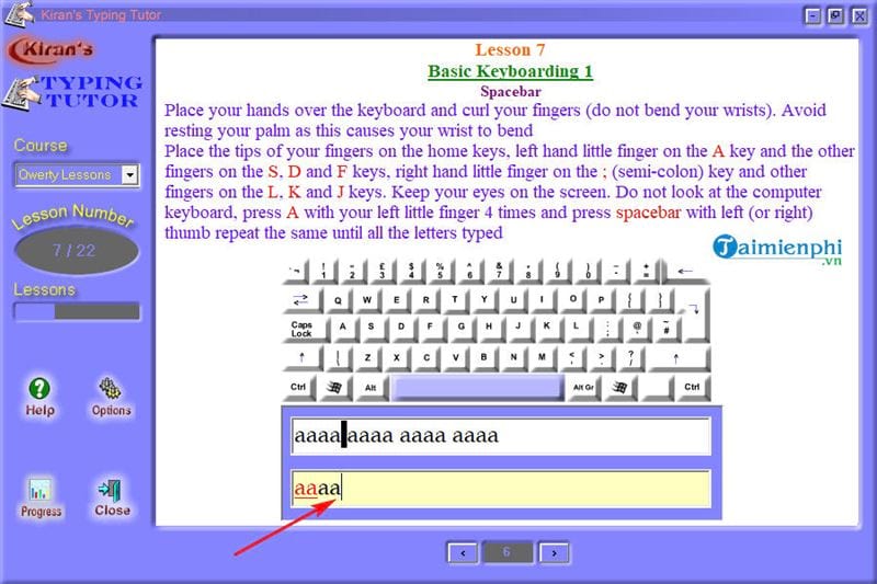 kiran typing tutor free download