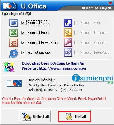 cach tai va su dung uoffice 6