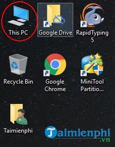 Cách đưa biểu tượng My Computer ra màn hình Windows 10
