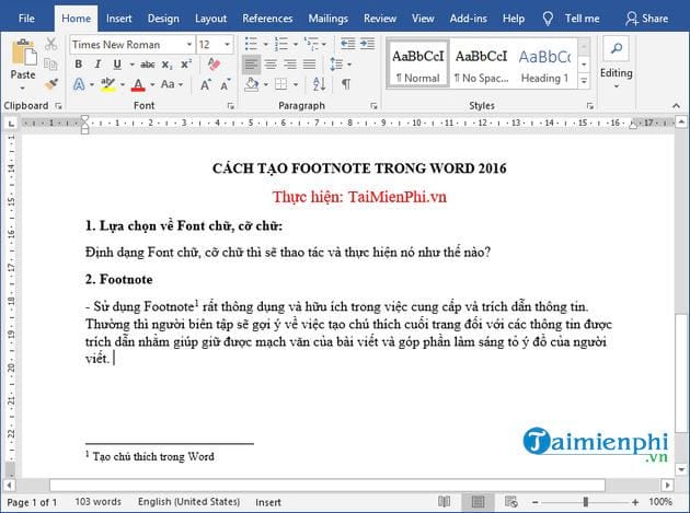 cach tao footnote trong word 2016 6