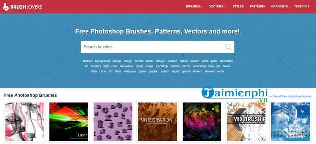 Top trang web cung cấp Brush Photoshop đẹp, miễn phí