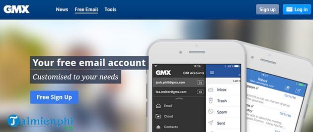 Top nhà cung cấp dịch vụ Email miễn phí tốt nhất