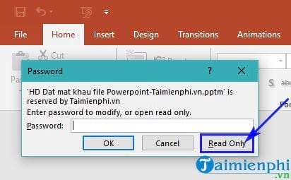 cach dat mat khau file powerpoint 12