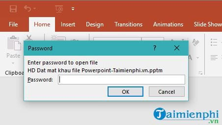 cach dat mat khau file powerpoint 5