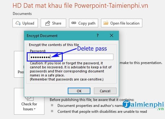 Nhấn vào ảnh để phóng to cach dat mat khau file powerpoint 6
