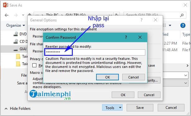 Nhấn vào ảnh để phóng to cach dat mat khau file powerpoint 10