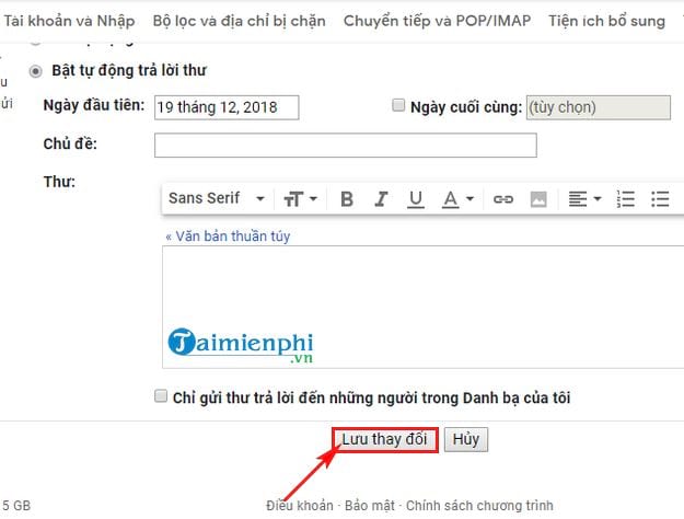 Cách hủy thư đã gửi trong Gmail