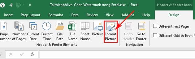 Hướng dẫn chèn Watermark trong Excel, đóng dấu nền