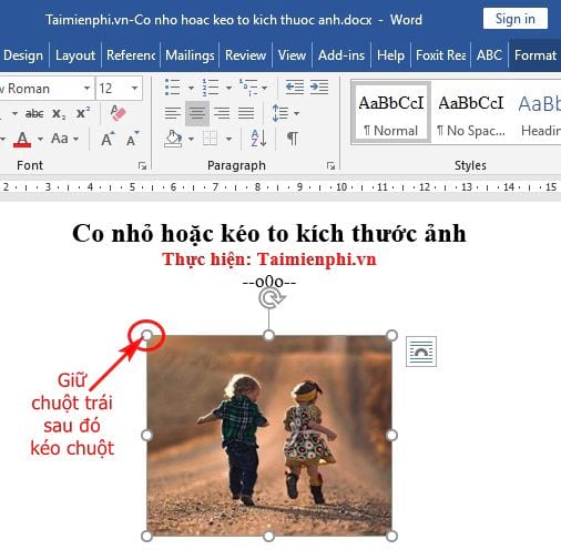 Hướng Dẫn Co Nhỏ Ảnh Trong Word, Co Hoặc Kéo To Kích Thước Ảnh