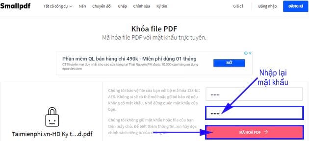 huong dan them mat khau pdf truc tuyen 6