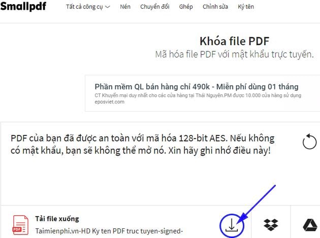 huong dan them mat khau pdf truc tuyen 8