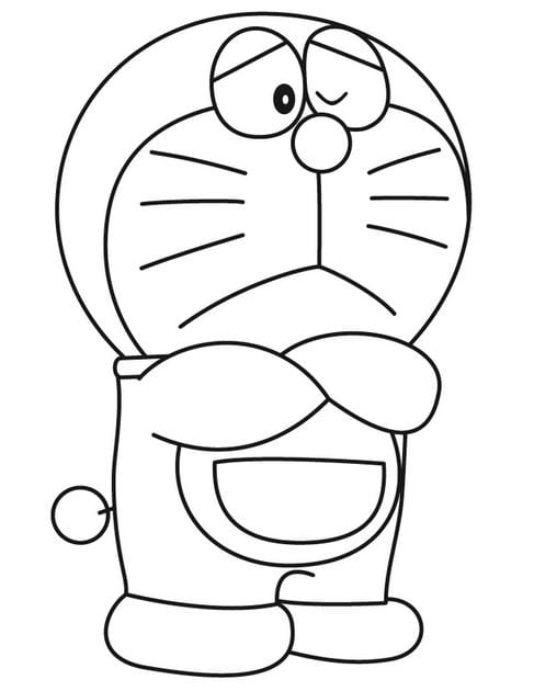 Tranh tô màu Doraemon 3