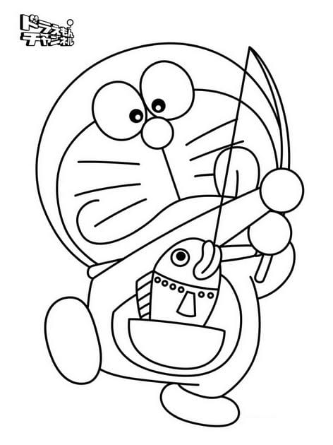 Tranh tô màu Doraemon 6