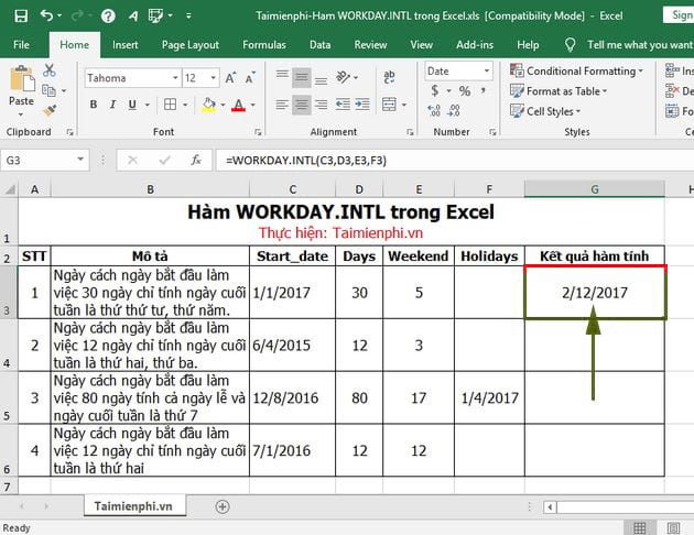 H m WORKDAY INTL Trong Excel H m T nh To n Ng y L m Vi c Trong Excel h-m-workday-intl-trong-excel-h-m-t-nh-to-n-ng-y-l-m-vi-c-trong-excel