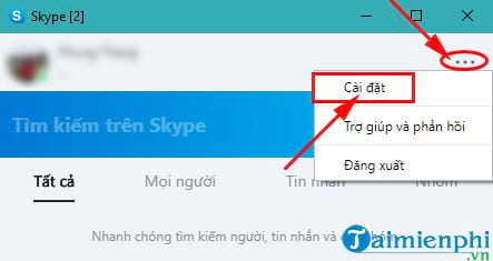 Cách tắt thông báo tin nhắn mới Skype dưới góc màn hình
