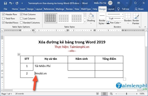 cach xoa duong ke bang trong word 2019 6