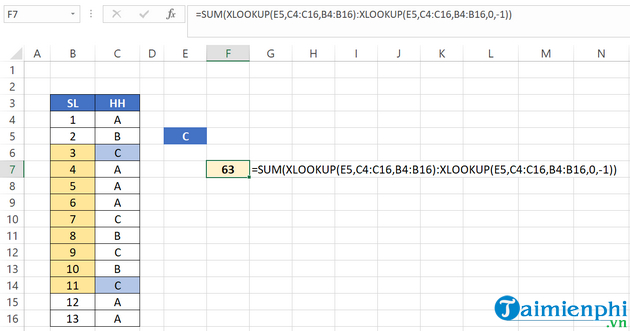 ham xlookup