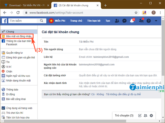 Gỡ bảo mật trên Facebook, bỏ bảo mật 2 lớp Facebook trên máy tính