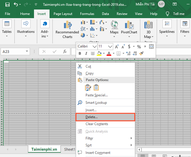 Trái tim bạn sẽ nhẹ nhàng hơn khi xóa trang trắng Excel đồng nghĩa với việc dọn dẹp dữ liệu không cần thiết và giúp bạn dễ dàng quản lý file hơn. Cùng trải nghiệm cuộc sống dễ chịu hơn bằng cách bấm vào hình ảnh bên dưới để tìm hiểu cách xóa trang trắng Excel một cách dễ dàng nhất.