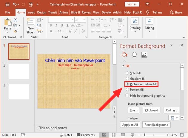 Thêm không gian mới vào PowerPoint của bạn với hình nền tuyệt đẹp. Chèn hình ảnh nền vào Powerpoint giúp trình chiếu của bạn trở nên chuyên nghiệp hơn rất nhiều. Nhấp vào hình để khám phá chi tiết!