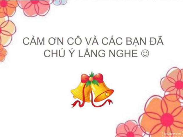 Mẫu lời cảm ơn trong slide PowerPoint 2016, 2019, 2013, 2010, 2007