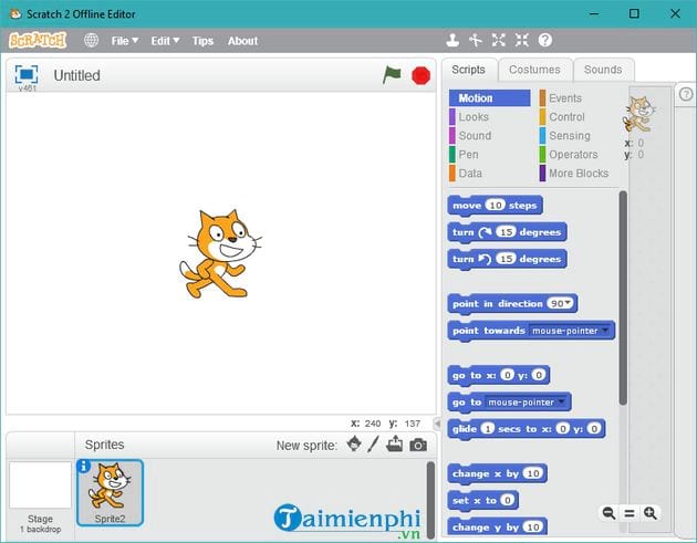 Cách cài đặt Scratch offline, công cụ lập trình đơn giản