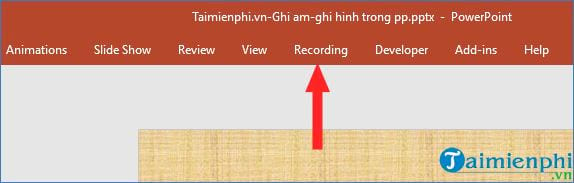 cach ghi am ghi hinh bai thuyet trinh powerpoint 3