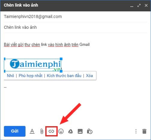 how to insert link to him in gmail 9