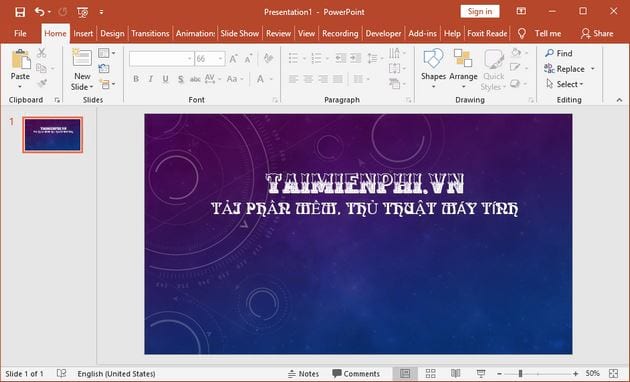 Thêm font chữ đẹp, nghệ thuật cho file Powerpoint2019, 2016, 2013, 201